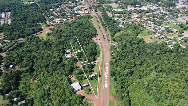 ¡Terreno sobre Ruta 12!